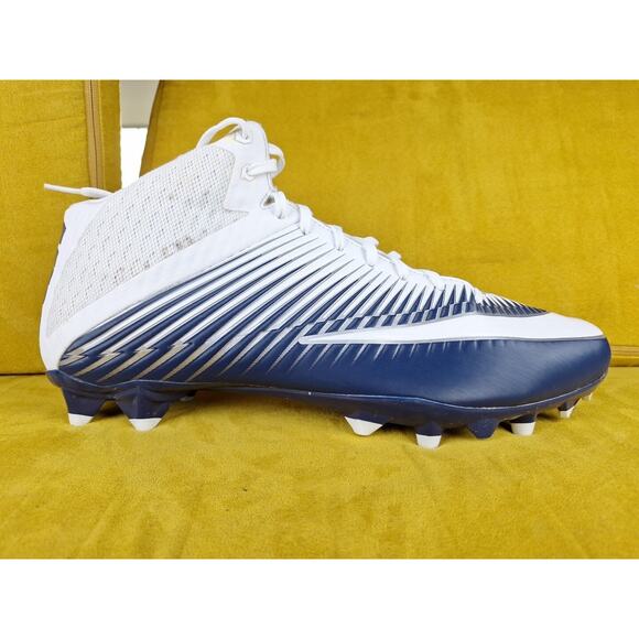 Nike Vapor VPR Football Cleats 847089-114 Men\'s》 SIZE 15《 Navy Blue / White main image 11